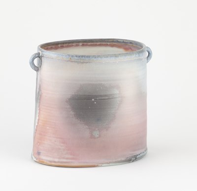Lot 1 - AASE HAUGAARD (born 1956); an oval wood fired...