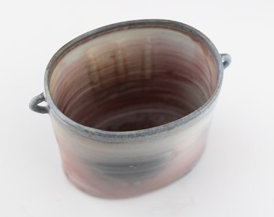 Lot 1 - AASE HAUGAARD (born 1956); an oval wood fired...