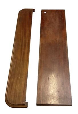 Lot 2 - A 19th century Irish mahogany twin pedestal...