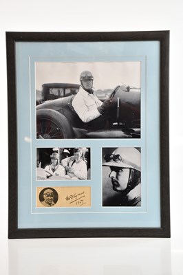 Lot 1632 - FORMULA ONE (F1) INTEREST; an autographed...