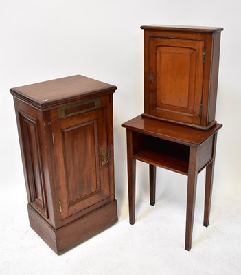 Lot 96 - PORT OF LIVERPOOL; a mahogany cupboard with...