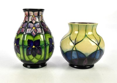 Lot 2259 - SALLY TUFFIN FOR MOORCROFT; a baluster shaped...