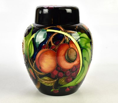 Lot 2240 - EMMA BOSSONS FOR MOORCROFT; a large ginger jar...