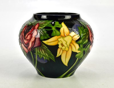 Lot 2299 - NICOLA SLANEY FOR MOORCROFT; a vase of squat...