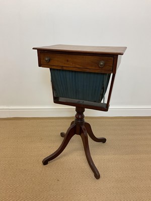Lot 500 - An early Victorian mahogany sewing table, with...