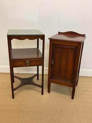Lot 567 - A late Victorian walnut pot cupboard, width...