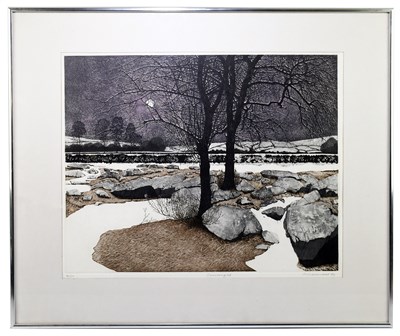 Lot 1148 - PHILIP GREENWOOD; limited edition print, ‘Snow...