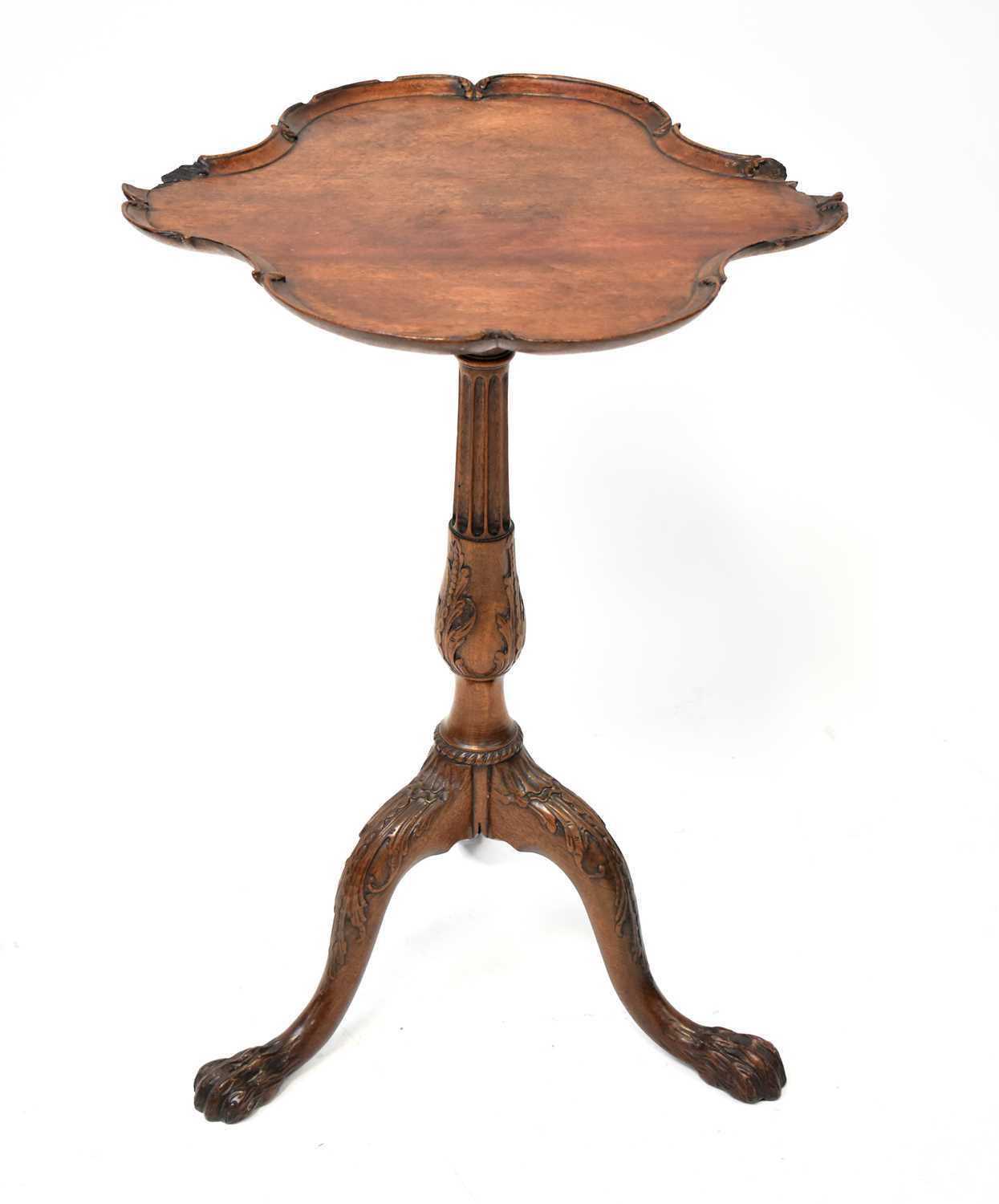 Lot 30 - A 19th century mahogany side table with...