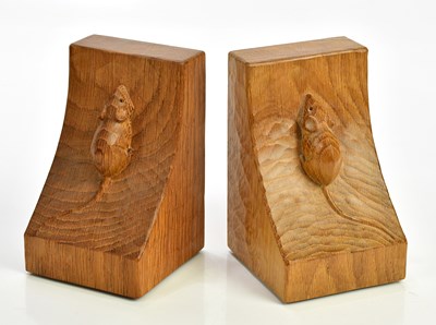 Lot 2020 - WORKSHOP OF ROBERT MOUSEMAN THOMPSON; a pair...