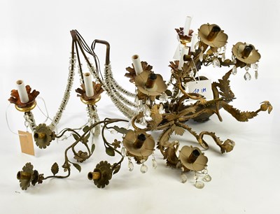 Lot 1794 - A collection of modern lighting including a...