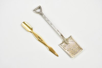 Lot 2508 - NM; a George V hallmarked silver gilt medicine...