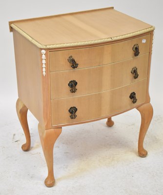 Lot 84 - LAURA ASHLEY; a white painted armoire with a...