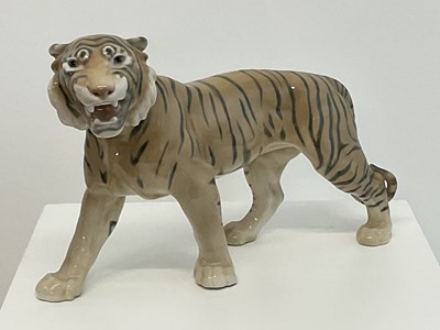 Lot 218 - ROYAL COPENHAGEN; a large porcelain figure of...