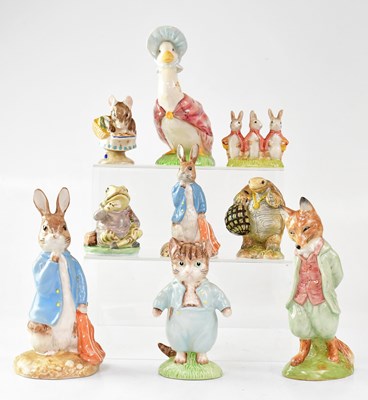 Lot 277 - BEATRIX POTTER; nine Royal Albert figures,...