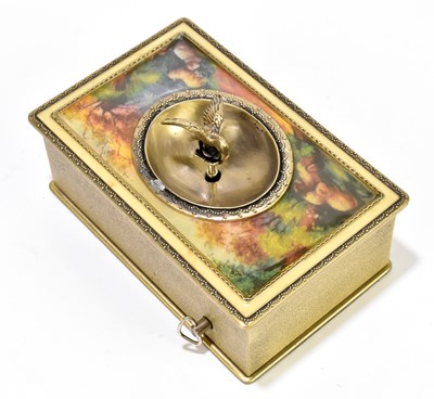 Lot 249 - A contemporary musical box of rectangular form...