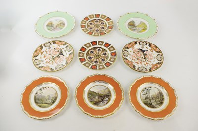 Lot 2873 - ROYAL CROWN DERBY; a collection of nine...