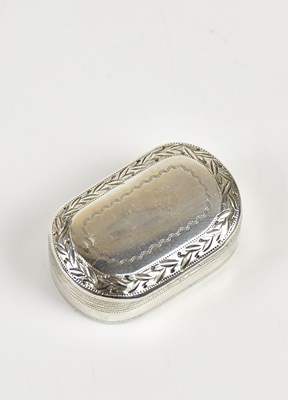 Lot 2225 - JOHN SHAW; a Georgian hallmarked silver...