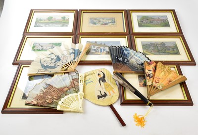 Lot 1828 - A collection of eight Macclesfield silks,...