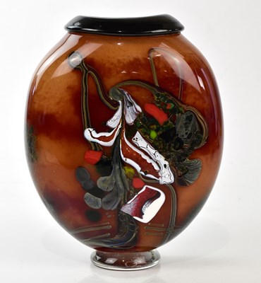 Lot 2137 - ROBERT PIERINI (born 1950); an glass vase of...