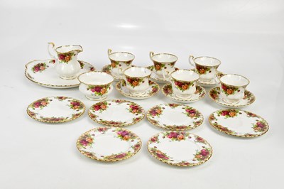 Lot 3001 - ROYAL ALBERT; an 'Old Country Roses' part tea...