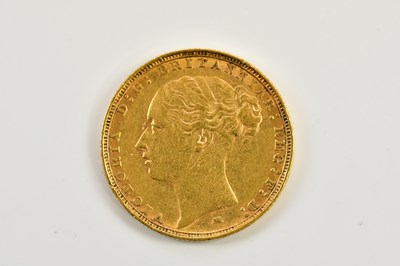 Lot 2563 - A Victorian young head full sovereign, 1885.