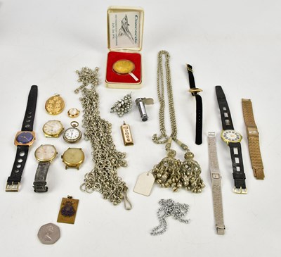 Lot 462 - A collection of costume jewellery and watches...