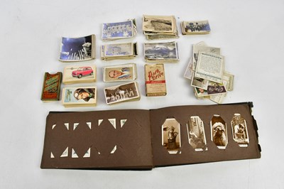 Lot 1835 - A collection of cigarette cards, relating to...