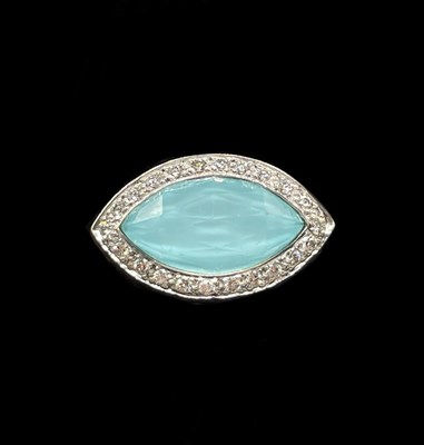 Lot 1222 - STEPHEN WEBSTER; an 18ct white gold crystal...