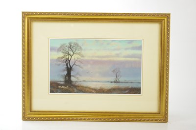 Lot 1790 - ROBERT RITCHIE; acrylic on board, 'The Winter...