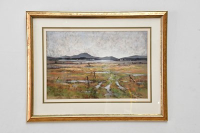 Lot 1780 - GERALD V GADD; pastel, 'Tidal Water', signed...