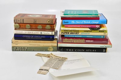 Lot 1854 - A collection of coin related books to include...