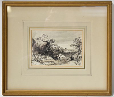 Lot 701 - JOHN VARLEY (1778-1842); pencil and wash,...