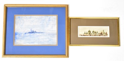 Lot 720 - 20TH CENTURY CONTINENTAL SCHOOL; watercolour,...