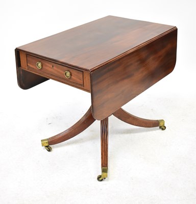 Lot 21 - A 19th century mahogany Pembroke table with...