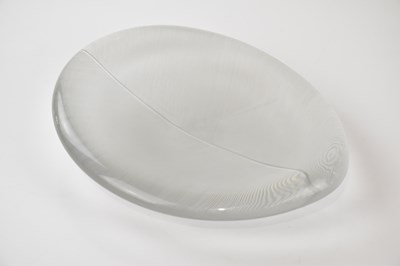 Lot 2149 - TAPIO WIRKKALA FOR IITTALA; a large leaf dish,...