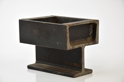 Lot 2060 - ENZO MARI FOR DANESE; a steel footed bowl,...