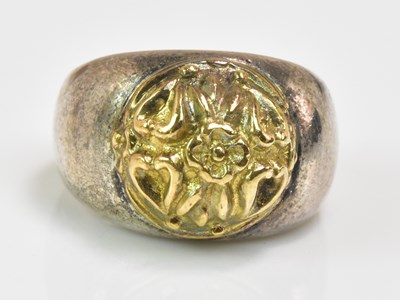 Lot 632 - FOLLI FOLLIE; a silver and yellow metal domed...