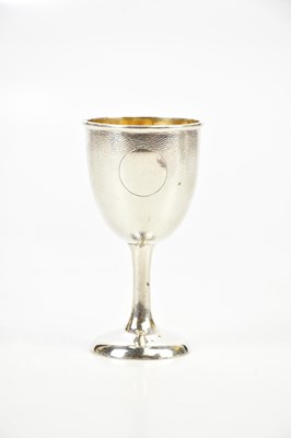 Lot 2213 - ZEESUNG; a Chinese silver sherry cup, approx...
