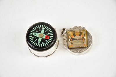 Lot 2230 - ARI NORMAN; a George VI hallmarked silver pill...