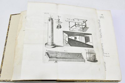 Lot 8 - DESAGULIERS (J.T), A COURSE OF EXPERIMENTAL...