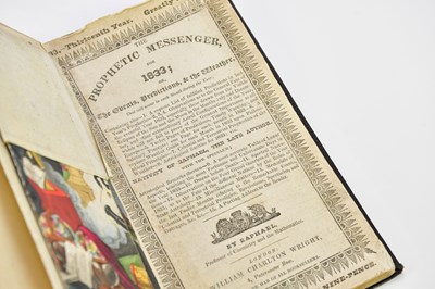 Lot 34 - THE PROPHETIC MESSENGER FOR 1833, with hand...