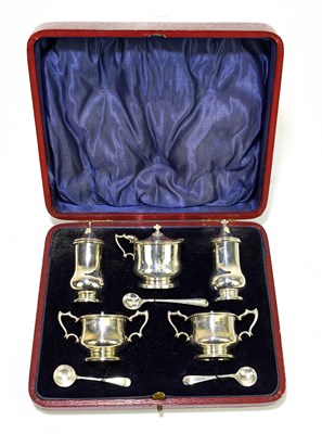 Lot 2369 - HUKIN & HEATH; an Edward VII hallmarked silver...