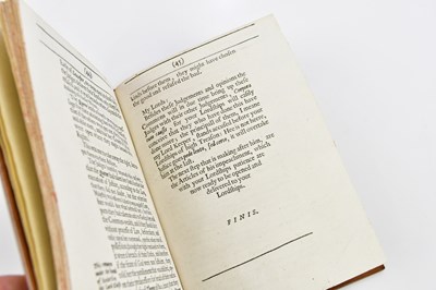 Lot 5 - ST JOHN (O), MR ST JOHN’S SPEECH TO THE LORDS...