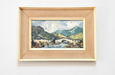 Lot 1604 - CHARLES WYATT WARREN (1908-1993); impasto oil...