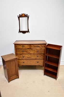Lot 1109 - An Edwardian mahogany chest of two short over...