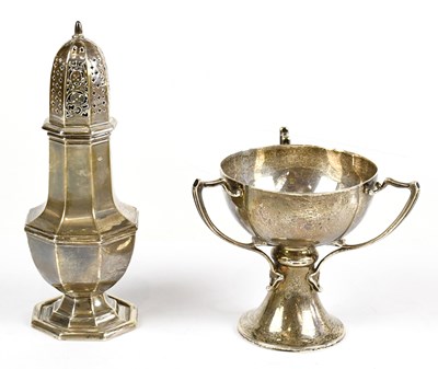 Lot 2250 - ES BARNSLEY & CO; an Edward VII hallmarked...