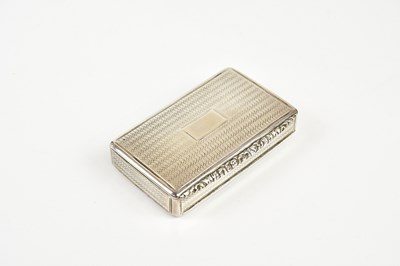Lot 2220 - JOSEPH WILLMORE; a William IV hallmarked...