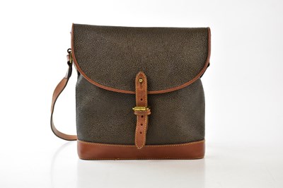 Lot 738 - MULBERRY; a vintage Scotchgrain and crossbody...