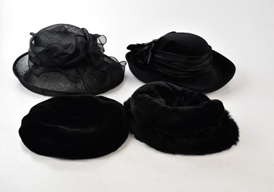 Lot 818 - PETER BETTLEY, LONDON; a large black straw...