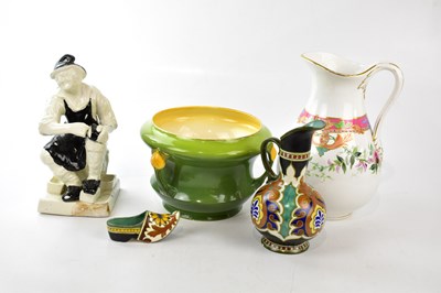 Lot 2940 - An Art Nouveau ceramic three handled...